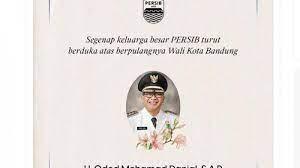 Wali Kota Bandung Oded M Danial Meninggal Dunia, Jenazah Masih Di RS Muhammadiyah