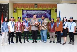 Kapolda Riau Saat Menjadi Keynote Speaker Dalam Seminar GMKI