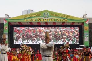 Kemeriahan Closing Ceremony Liga Santri Piala Kasad 2022
