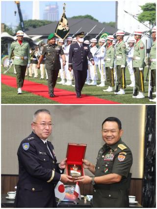 Kasad Jenderal TNI Dr. Dudung Terima Kunjungan Kehormatan Kepala Staf AD Jepang